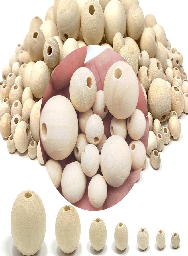 دي آي واي كرافتس مجموعة خرز خشبي طبيعي غير مصقول وغير مصنف، 130 قطعة، خرز خشبي دائري سائب، خرز فاصل خشبي، كرة خشبية مستديرة لصنع الحرف اليدوية والزينة، تشكيلة عشوائية متنوعة، رقم المنتج 1، تحتوي على 130 قطعة. - Image 1